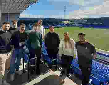Students gain experience assessing matchday experience at Oldham Athletic